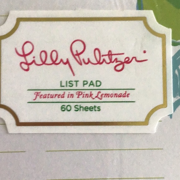 Lilly Pulitzer 60 sheets of “shopping list”.New in box. - Picture 2 of 4